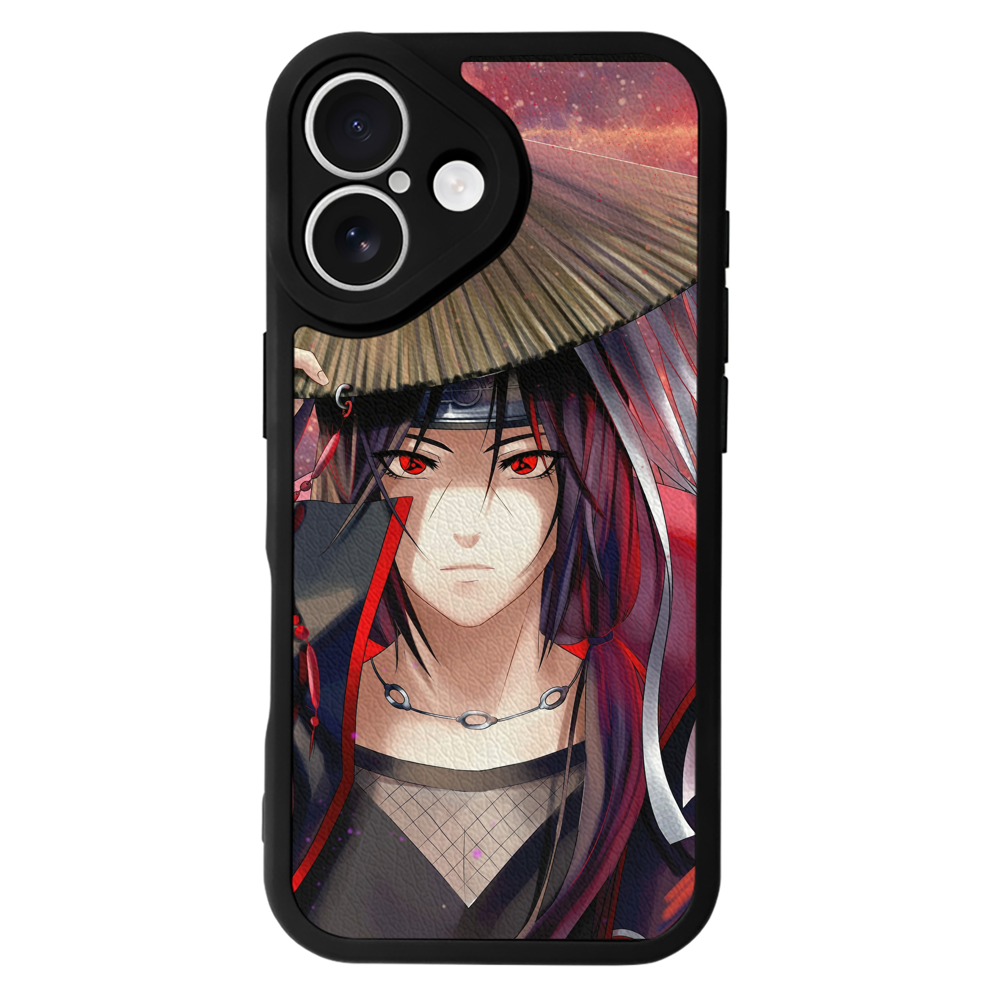 （画像用） NARUTO -ナルト- NARUTO -ナルト- 疾風伝 【iPhone 16シリーズ対応】シリコンスマホケース（レザー調） 材質：シリコン